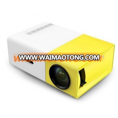 New Original YG300 LED Portable Projector 500LM 3.5mm Audio 320x240 Pixel HDMI USB Mini YG-300 Projector Home Media Player