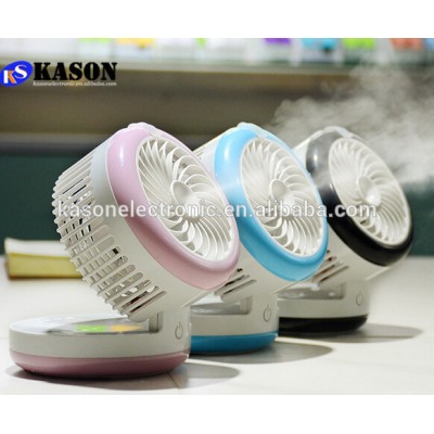 Mini hand Fan Portable Super micro usb Cooler Cooling mini dest Fan Creative Portable water mist spray fans